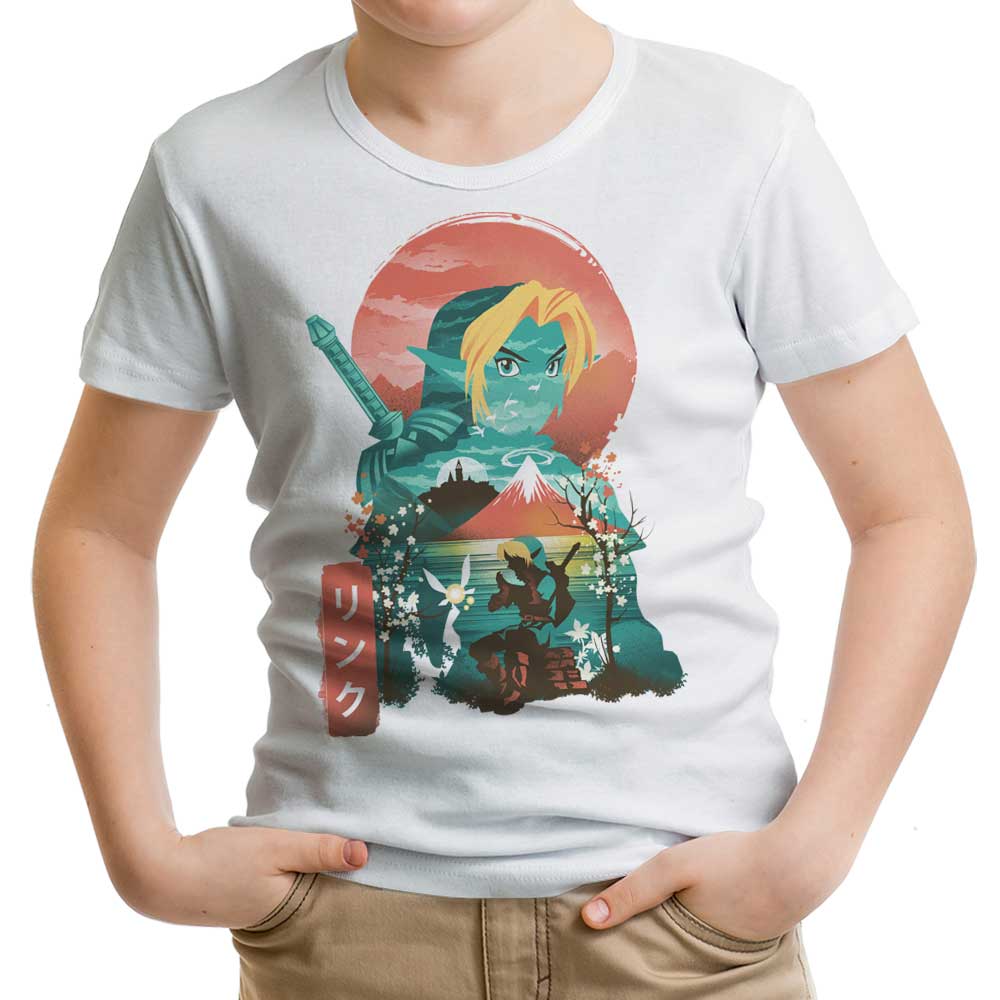 Ukiyo-e Ocarina Youth Apparel - Adult & Kids T-Shirts, Sweatshirts & Hoodies apparel design preview 1