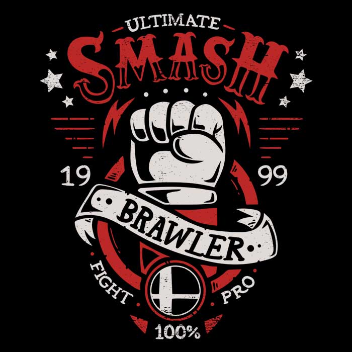 Ultimate Brawler - Adult & Kids T-Shirts, Sweatshirts & Hoodies apparel design preview 2
