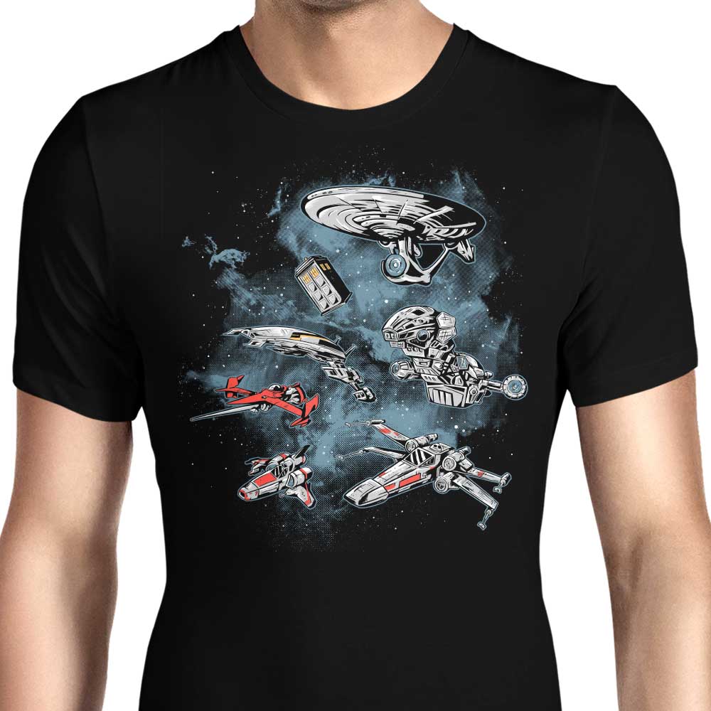 Ultimate Space Fleet Men's Apparel - Adult & Kids T-Shirts, Sweatshirts & Hoodies apparel design preview 1