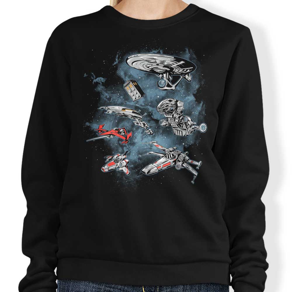 Ultimate Space Fleet - Adult & Kids T-Shirts, Sweatshirts & Hoodies apparel design preview 1