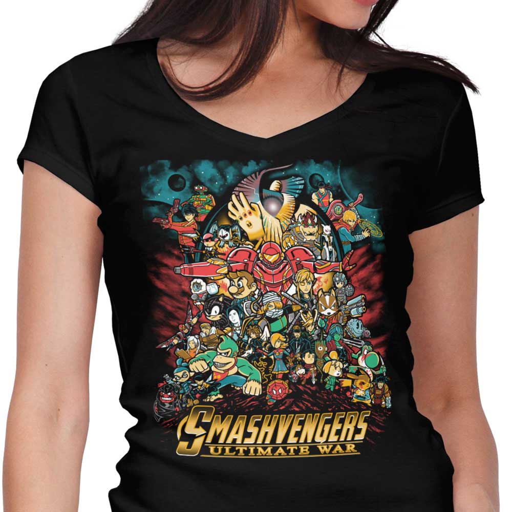 Ultimate War Women's V-Neck - Adult & Kids T-Shirts, Sweatshirts & Hoodies apparel design preview 1