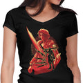 Ultimate Weapon Lion Heart Women's V-Neck - Adult & Kids T-Shirts, Sweatshirts & Hoodies apparel design preview 1