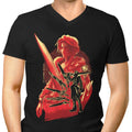 Ultimate Weapon Lion Heart Men's V-Neck - Adult & Kids T-Shirts, Sweatshirts & Hoodies apparel design preview 1