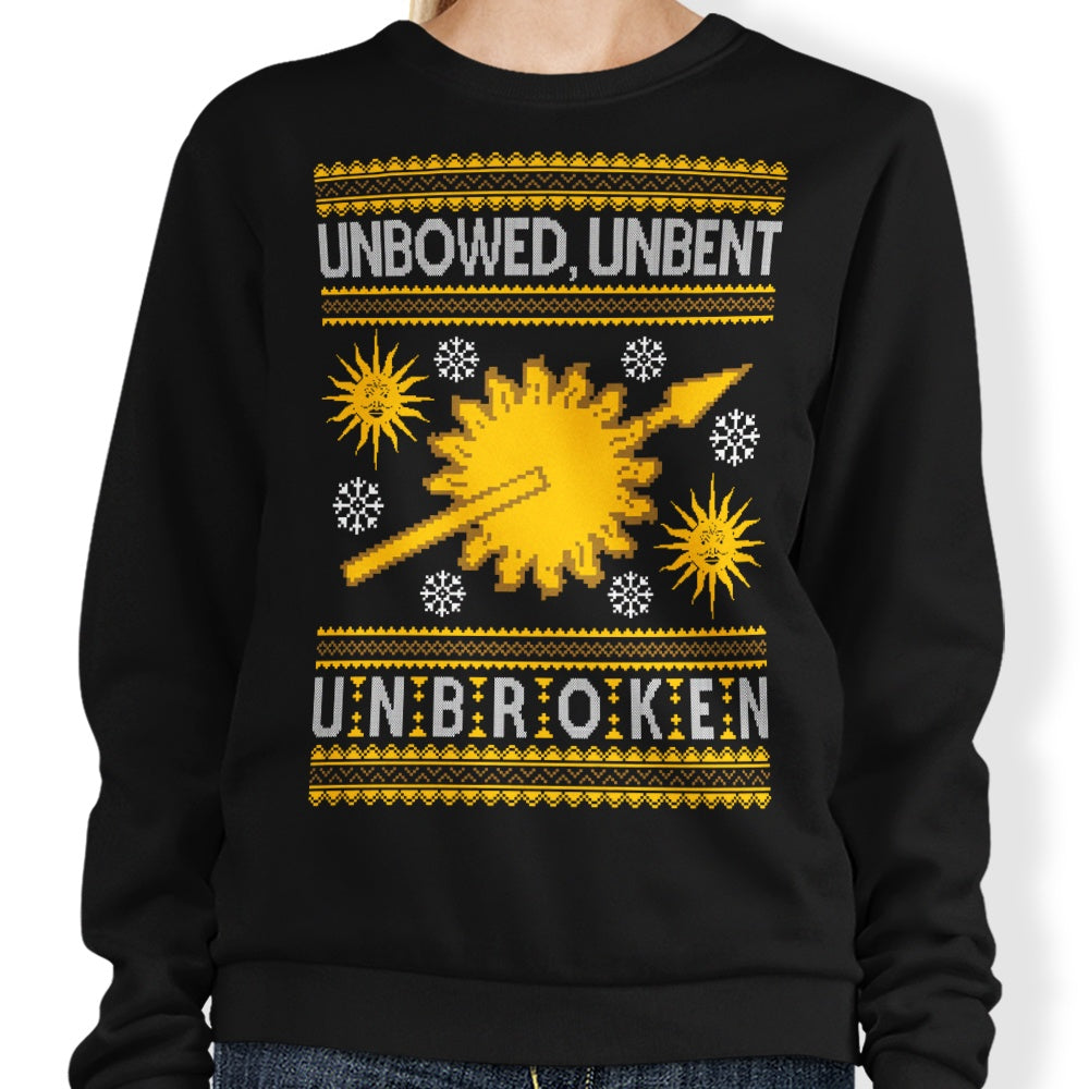 Unbowed. Unwrapped. Unbroken. - Adult & Kids T-Shirts, Sweatshirts & Hoodies apparel design preview 1