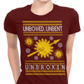 Unbowed. Unwrapped. Unbroken. Women's Apparel - Adult & Kids T-Shirts, Sweatshirts & Hoodies apparel design preview 1