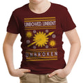 Unbowed. Unwrapped. Unbroken. Youth Apparel - Adult & Kids T-Shirts, Sweatshirts & Hoodies apparel design preview 1