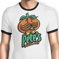 Uncle Pete's Pizza Pit Ringer - Adult & Kids T-Shirts, Sweatshirts & Hoodies apparel design preview 1