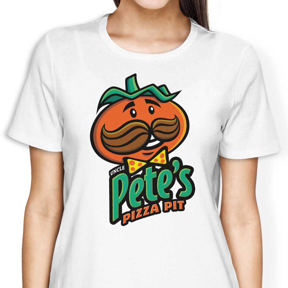 Uncle Pete's Pizza Pit Women's Apparel - Adult & Kids T-Shirts, Sweatshirts & Hoodies apparel design preview 2