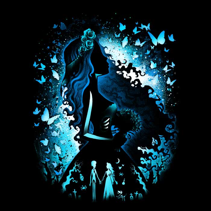 Undead Bride - Adult & Kids T-Shirts, Sweatshirts & Hoodies apparel design preview 2