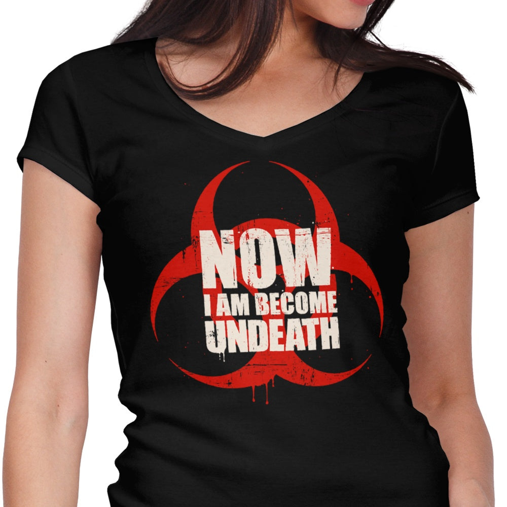 Undeath Women's V-Neck - Adult & Kids T-Shirts, Sweatshirts & Hoodies apparel design preview 1