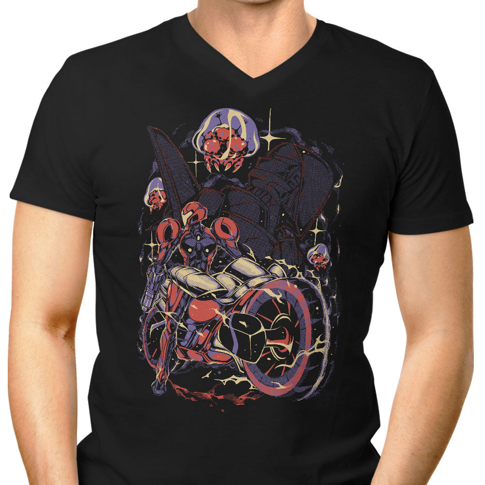 Under New Stars Men's V-Neck - Adult & Kids T-Shirts, Sweatshirts & Hoodies apparel design preview 1