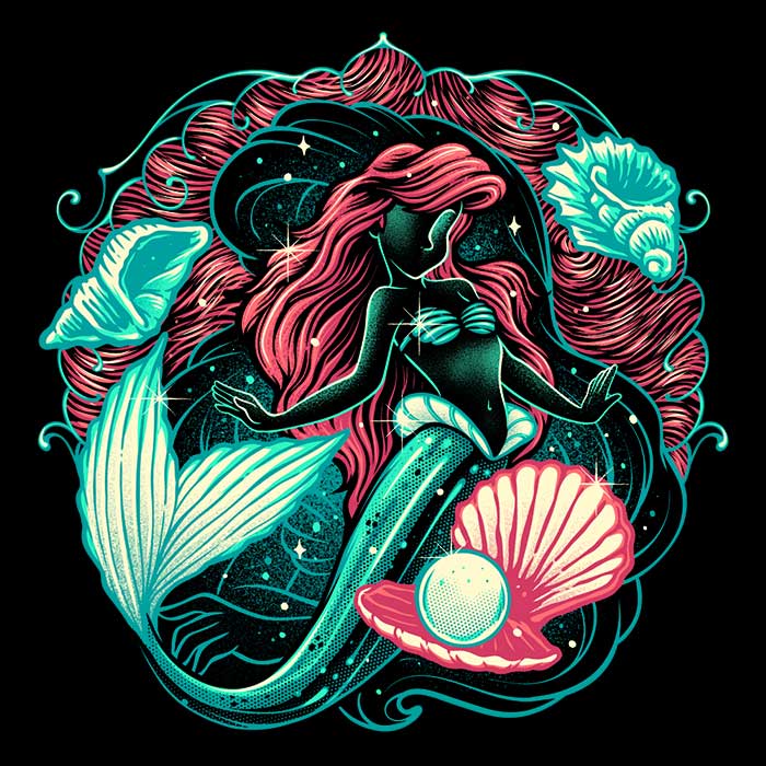 Under the Sea of Stars Men's Apparel - Adult & Kids T-Shirts, Sweatshirts & Hoodies apparel design preview 2