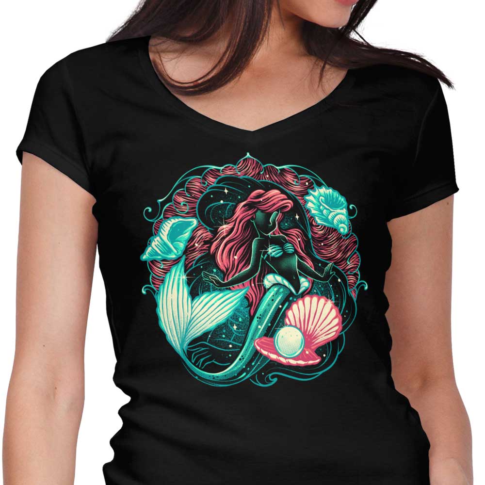 Under the Sea of Stars Women's V-Neck - Adult & Kids T-Shirts, Sweatshirts & Hoodies apparel design preview 1