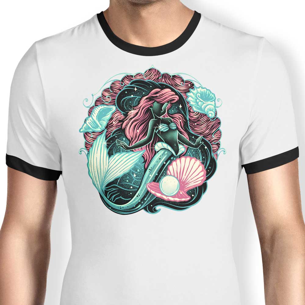 Under the Sea of Stars Ringer - Adult & Kids T-Shirts, Sweatshirts & Hoodies apparel design preview 1