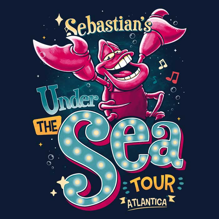 Under the Sea Tour Men's Apparel - Adult & Kids T-Shirts, Sweatshirts & Hoodies apparel design preview 2