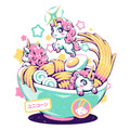 Unicorn Bowl Coasters - Adult & Kids T-Shirts, Sweatshirts & Hoodies apparel design preview 1
