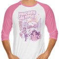 Unicorn Calypse 3/4 Sleeve Raglan - Adult & Kids T-Shirts, Sweatshirts & Hoodies apparel design preview 1