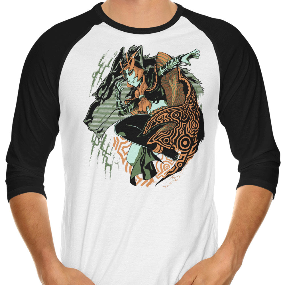 Unlikely Friends 3/4 Sleeve Raglan - Adult & Kids T-Shirts, Sweatshirts & Hoodies apparel design preview 1
