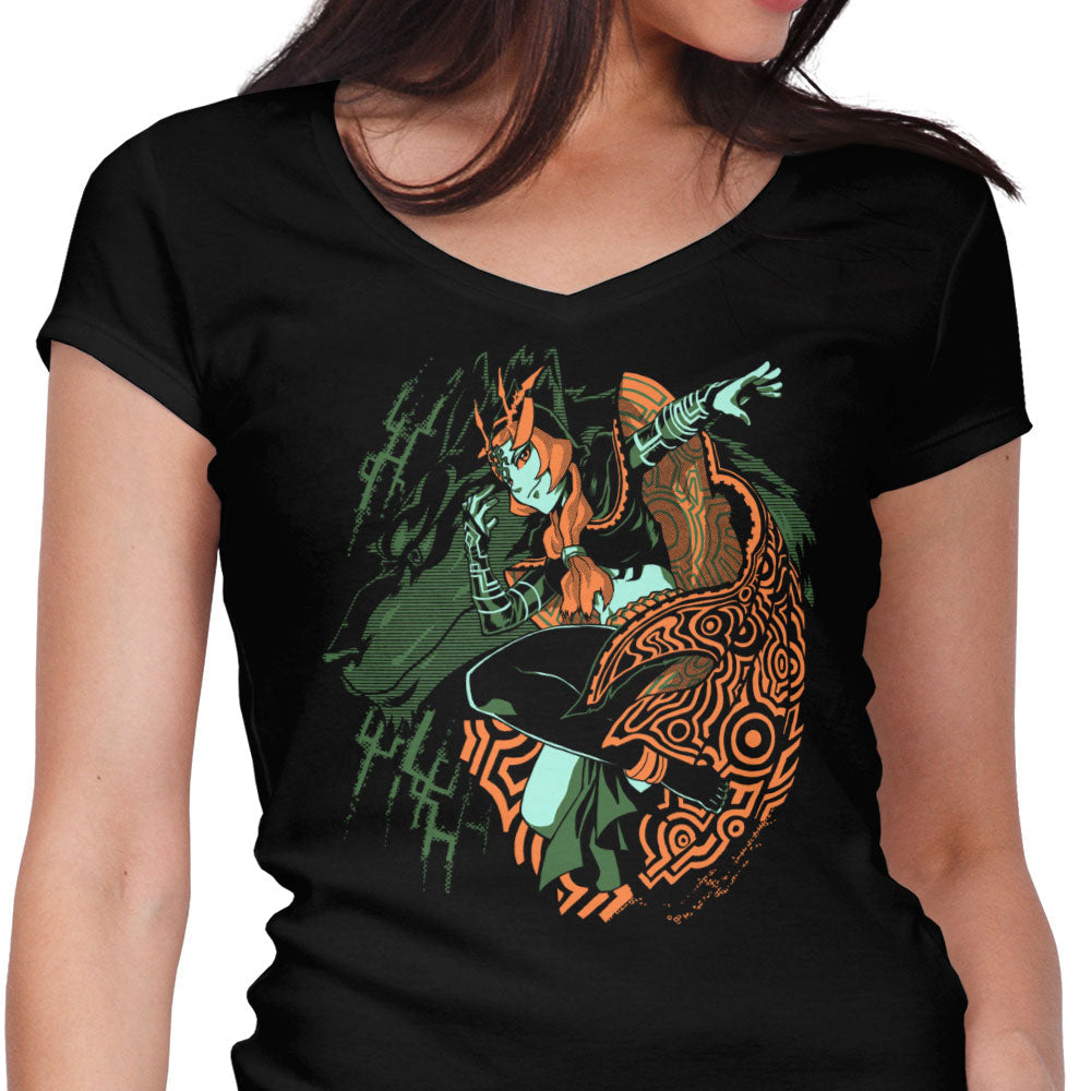 Unlikely Friends Women's V-Neck - Adult & Kids T-Shirts, Sweatshirts & Hoodies apparel design preview 1
