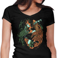 Unlikely Friends Women's V-Neck - Adult & Kids T-Shirts, Sweatshirts & Hoodies apparel design preview 1