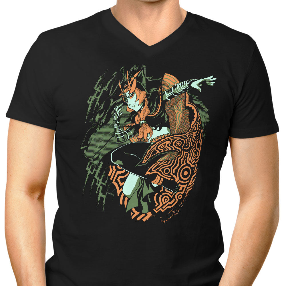 Unlikely Friends Men's V-Neck - Adult & Kids T-Shirts, Sweatshirts & Hoodies apparel design preview 1