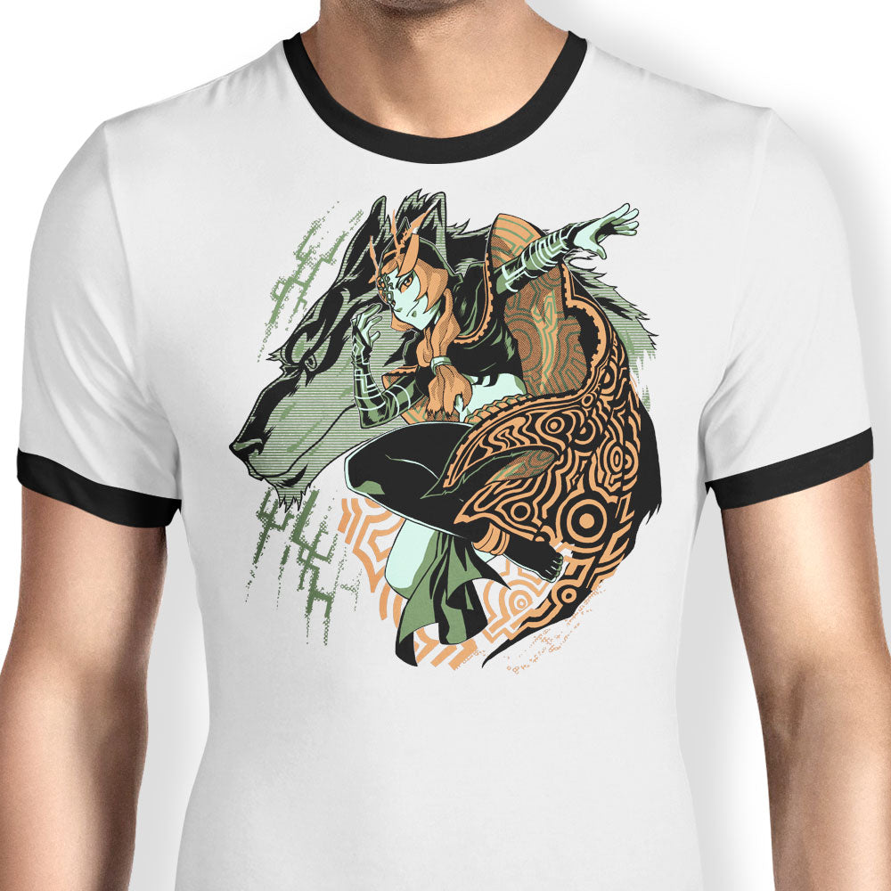 Unlikely Friends Ringer - Adult & Kids T-Shirts, Sweatshirts & Hoodies apparel design preview 1