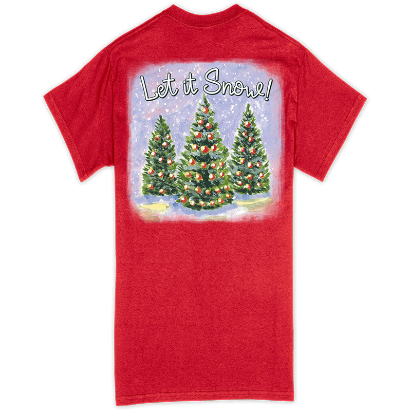 SALE Southern Couture Classic Let It Snow Holiday - Adult & Kids T-Shirts, Sweatshirts & Hoodies apparel design preview 1