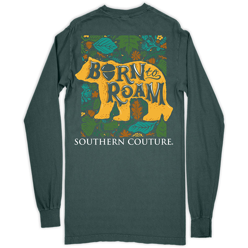 SALE Southern Couture Born To Roam Bear Comfort - Adult & Kids T-Shirts, Sweatshirts & Hoodies apparel design preview 1