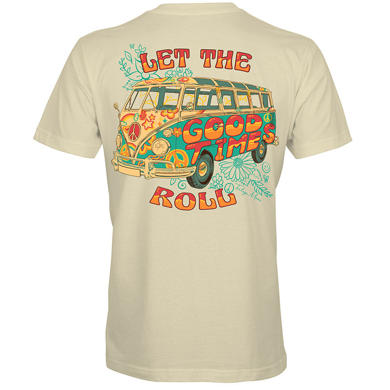Southern Attitude Tortuga Moon Good Time Roll Van - Adult & Kids T-Shirts, Sweatshirts & Hoodies apparel design preview 1