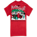 Southern Couture Classic Merry Bright Camper Holiday - Adult & Kids T-Shirts, Sweatshirts & Hoodies apparel design preview 1
