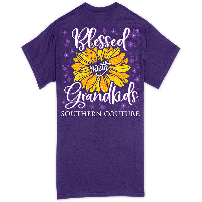Southern Couture Classic Blessed With Grandkids - Adult & Kids T-Shirts, Sweatshirts & Hoodies apparel design preview 2