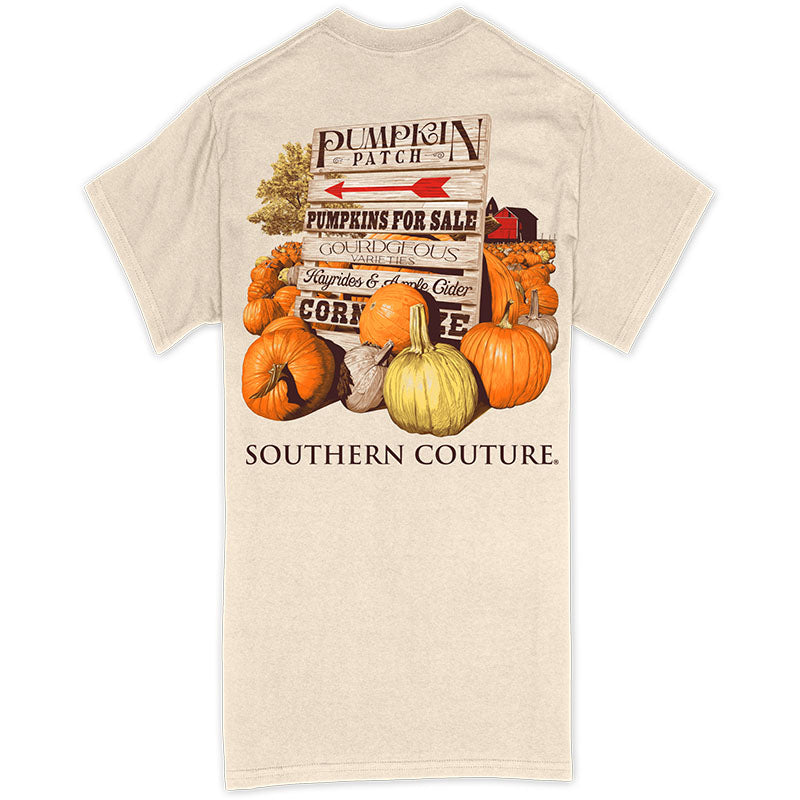 Southern Couture Classic Pumpkin Patch Fall - Adult & Kids T-Shirts, Sweatshirts & Hoodies apparel design preview 2