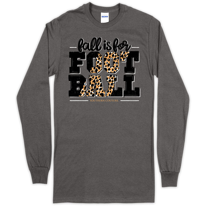 Southern Couture Fall Is For Football Soft Long Seeve - Adult & Kids T-Shirts, Sweatshirts & Hoodies apparel design preview 1