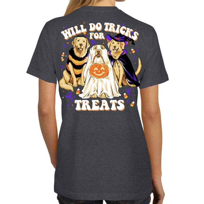 Southern Attitude Tricks For Treats Fall - Adult & Kids T-Shirts, Sweatshirts & Hoodies apparel design preview 2