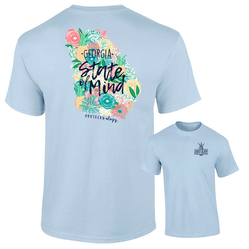 SALE Southernology Georgia State Of Mind Comfort - Adult & Kids T-Shirts, Sweatshirts & Hoodies apparel design preview 2