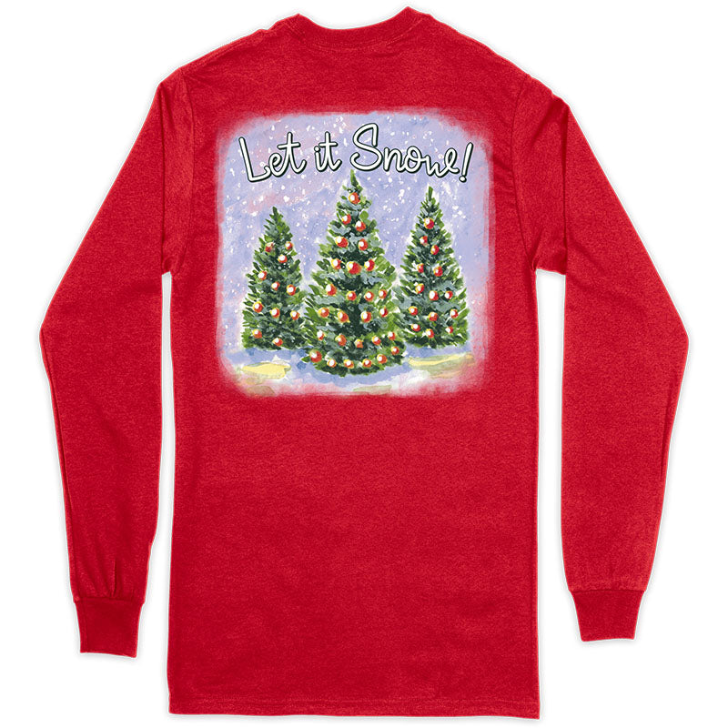 SALE Southern Couture Classic Let It Snow Holiday - Adult & Kids T-Shirts, Sweatshirts & Hoodies apparel design preview 2
