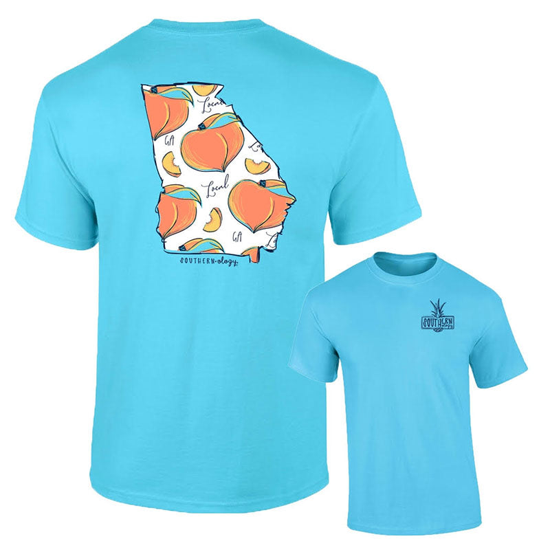 SALE Southernology Georgia Local Peaches State - Adult & Kids T-Shirts, Sweatshirts & Hoodies apparel design preview 2