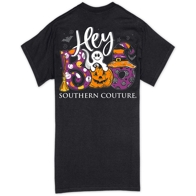 SALE Southern Couture Classic Hey Boo Halloween - Adult & Kids T-Shirts, Sweatshirts & Hoodies apparel design preview 1