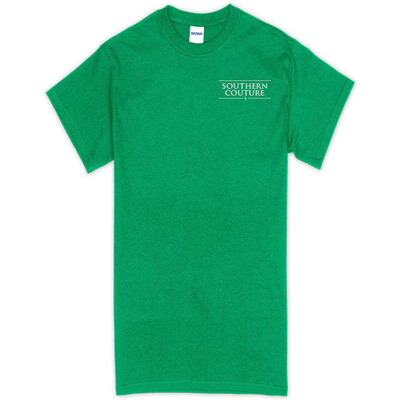 SALE Southern Couture Classic Christmas Wreath - Adult & Kids T-Shirts, Sweatshirts & Hoodies apparel design preview 2
