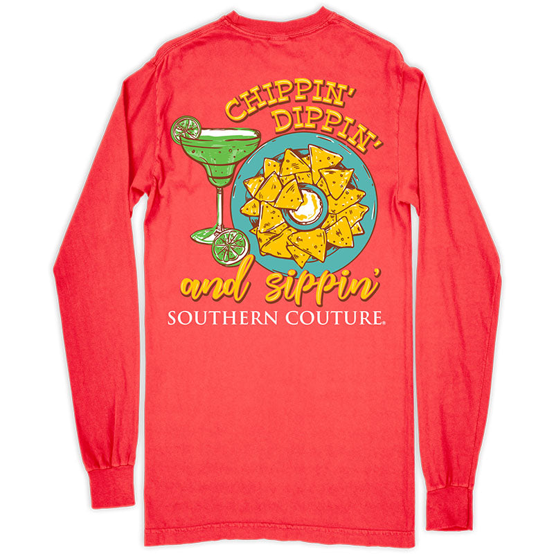 Southern Couture Chippin Dippin Comfort Colors - Adult & Kids T-Shirts, Sweatshirts & Hoodies apparel design preview 1