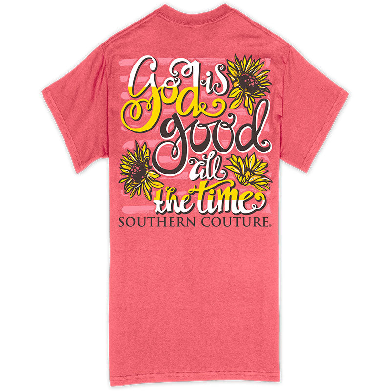 Southern Couture Classic God Is Good Sunflower - Adult & Kids T-Shirts, Sweatshirts & Hoodies apparel design preview 1