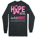 Southern Couture Classic Hope Shines Cancer - Adult & Kids T-Shirts, Sweatshirts & Hoodies apparel design preview 1