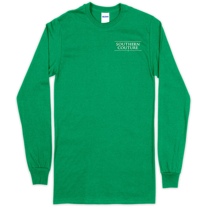 SALE Southern Couture Classic Christmas Wreath - Adult & Kids T-Shirts, Sweatshirts & Hoodies apparel design preview 2