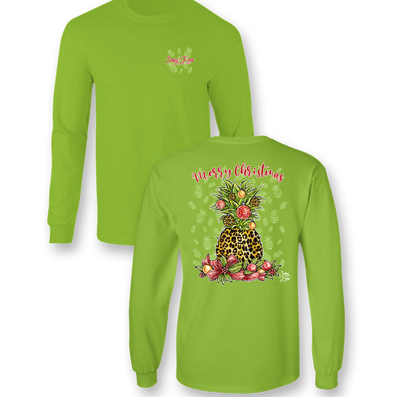 SALE Sassy Frass Christmas Leopard Pineapple - Adult & Kids T-Shirts, Sweatshirts & Hoodies apparel design preview 2