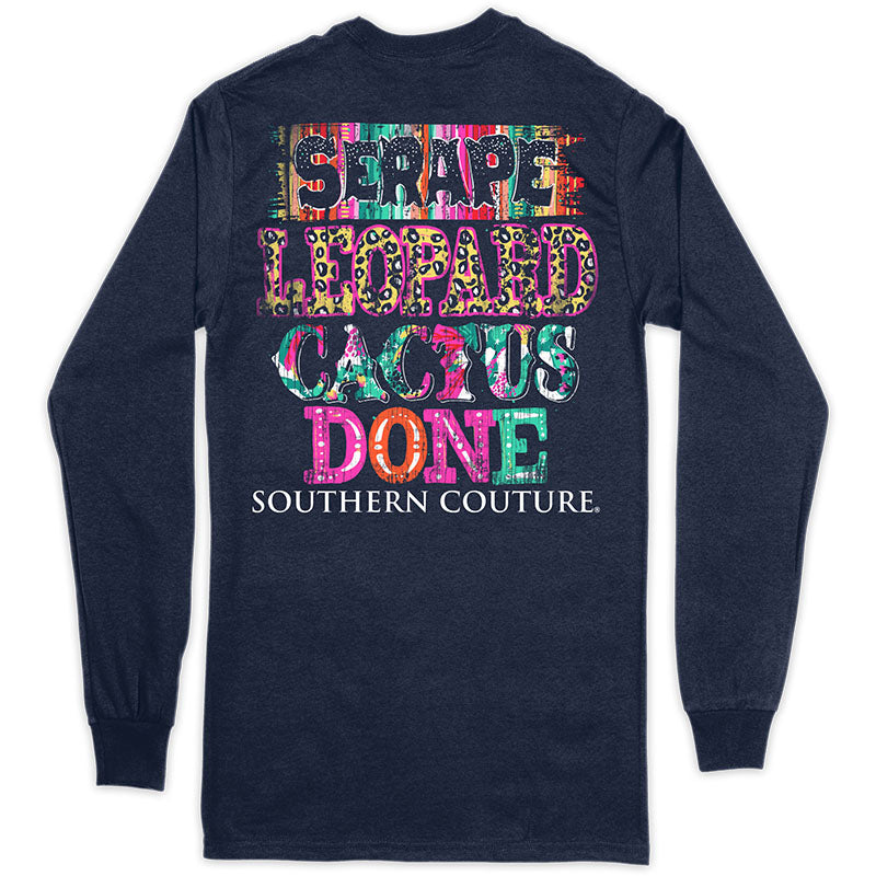 SALE Southern Couture Classic Serape Leopard Cactus - Adult & Kids T-Shirts, Sweatshirts & Hoodies apparel design preview 1