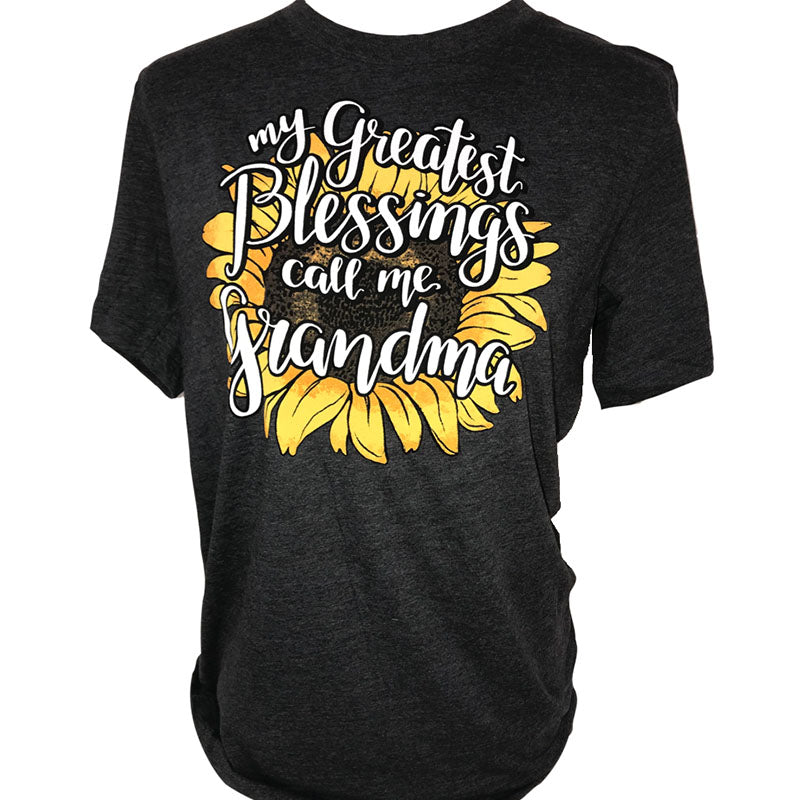 Southern Attitude Blessings Call Me Grandma Soft - Adult & Kids T-Shirts, Sweatshirts & Hoodies apparel design preview 1