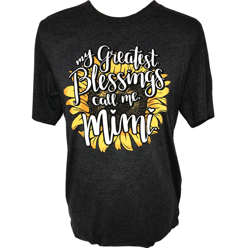 Southern Attitude Blessings Call Me Mimi Soft Canvas - Adult & Kids T-Shirts, Sweatshirts & Hoodies apparel design preview 1