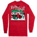 Southern Couture Classic Merry Bright Camper Holiday - Adult & Kids T-Shirts, Sweatshirts & Hoodies apparel design preview 1