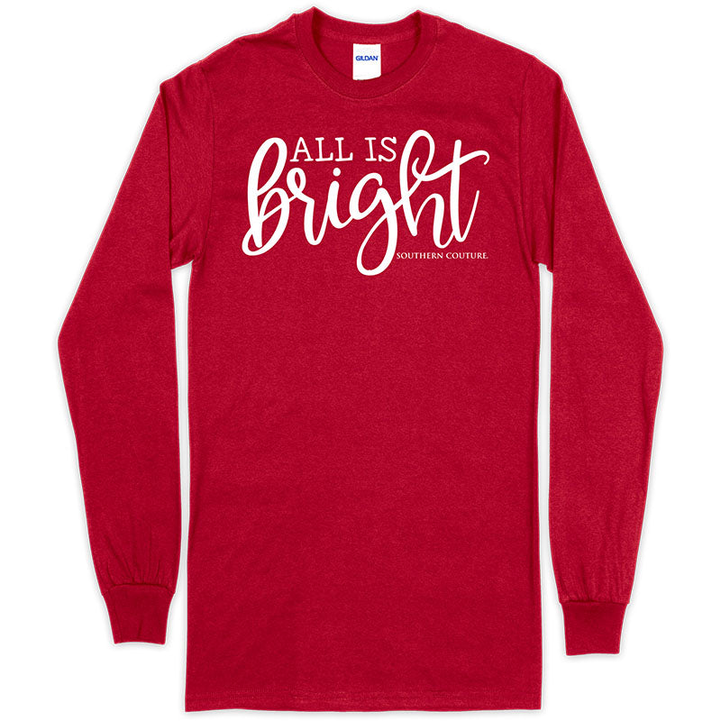 Southern Couture All Is Bright Holiday Soft - Adult & Kids T-Shirts, Sweatshirts & Hoodies apparel design preview 1