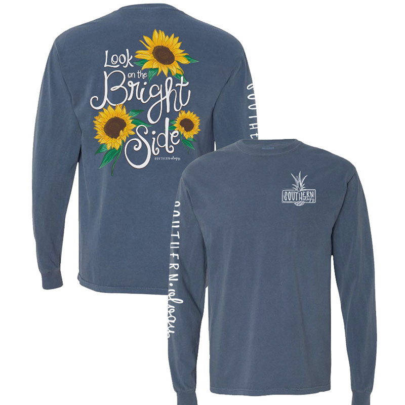 Southernology Look on the Bright Side Comfort Colors - Adult & Kids T-Shirts, Sweatshirts & Hoodies apparel design preview 1